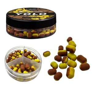 Nástrahy method feeder BaitNow YOLO Bronze&Yellow wafters – Coarse-Corn 6/8/10mm - Obrázek 5
