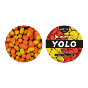 Nástrahy method feeder BaitNow YOLO Orange&Yellow wafters – Chocolate-Orange 6/8/10mm - Obrázek 3